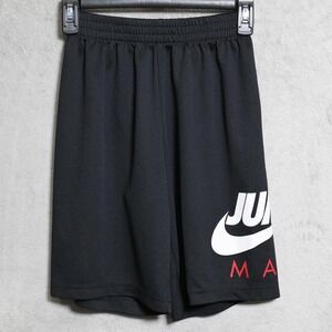 Jordan Shorts Youth Large Black Jumpman Mesh Basketball Athletic Graphic Nike